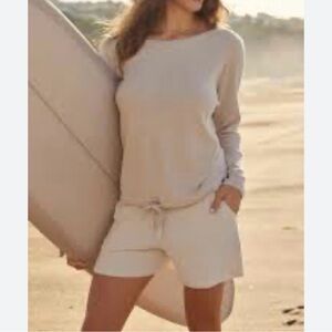 Barefoot Dreams CozyChic Ultra Lite® Slouchy Pullover size medium reg $98